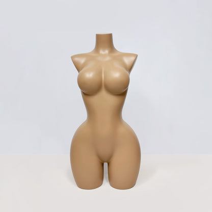 DE-LIANG Big Bust Slim Waist Curvy Half Body Mannequin for Lingerie Swimwear Display