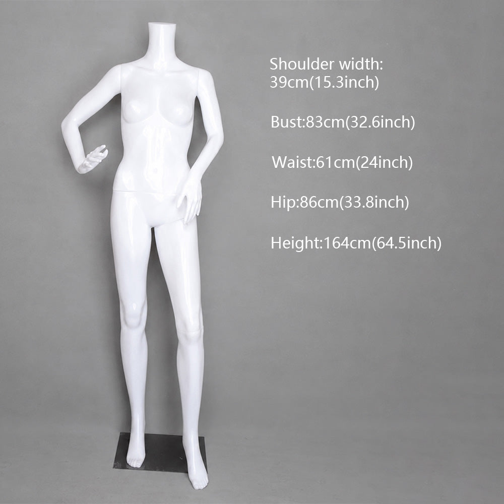 DE-LIANG Female Mannequin for Displaying Dresses, Clothing Store Full Body Display