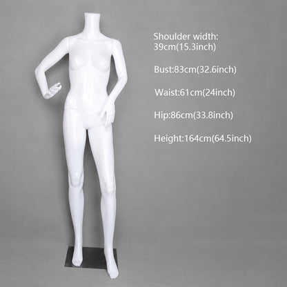DE-LIANG Female Mannequin for Displaying Dresses, Clothing Store Full Body Display