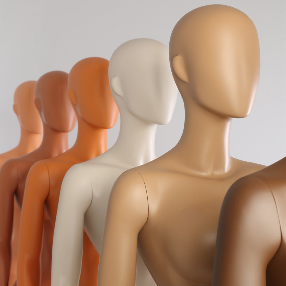 DE-LIANG Female Full Body Mannequin | 6 Skin Tones | Fiberglass Retail Display Form