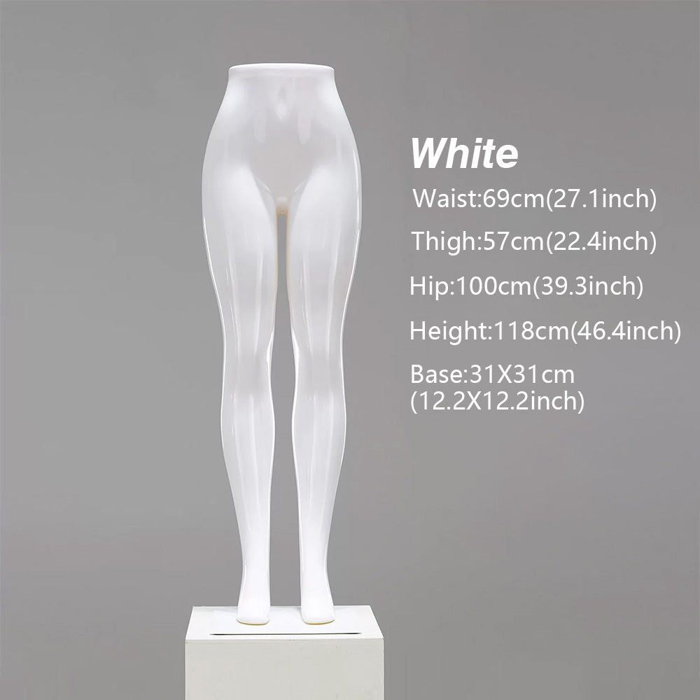 DE-LIANG Female Lower Body Mannequin Legs | Chrome Electroplated Pants Display Form