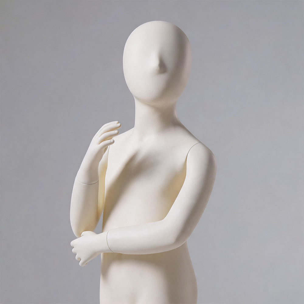 DE-LIANG Kids Full Body Mannequin Ages 4-14 | 6 Sizes Children Clothing Display Form
