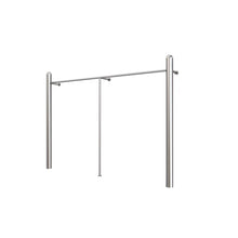 Load image into Gallery viewer, New Simple Silver Stainless Steel Wall Hanging Clothes Rail Women&#39;s Clothing Shop Fashion Simple Floor-Standing Shelf Display DL2369
