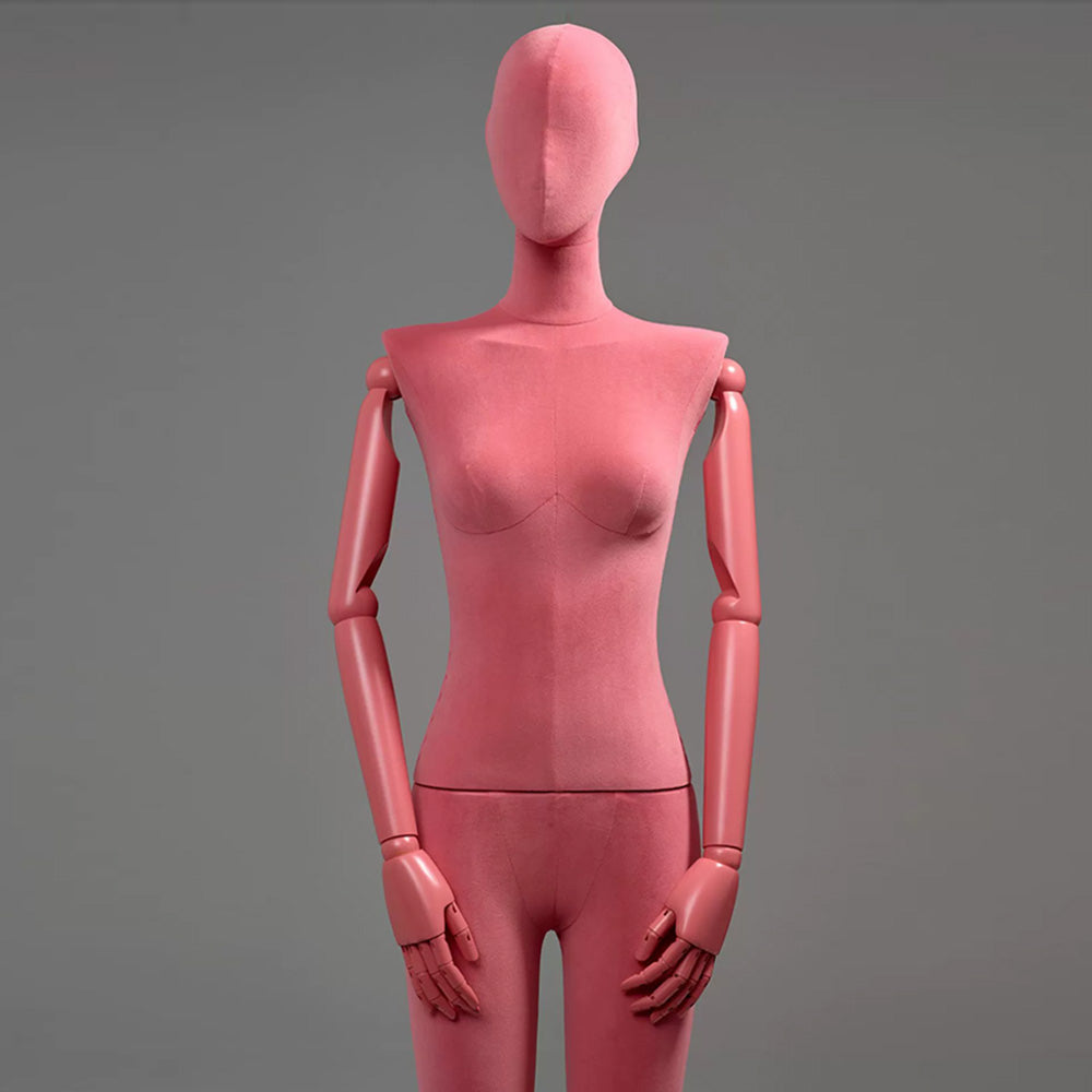 DE-LIANG model props, full/half body female mannequin display dummy, Female mannequin with flat shoulders and colorful dummy DL0012 DE-LIANG