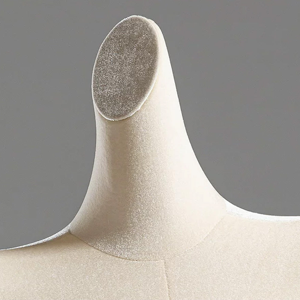 DE-LIANG Velvet Female Mannequin Torso | Lingerie Bra Underwear Display Form