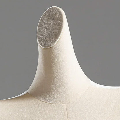 DE-LIANG Velvet Female Mannequin Torso | Lingerie Bra Underwear Display Form