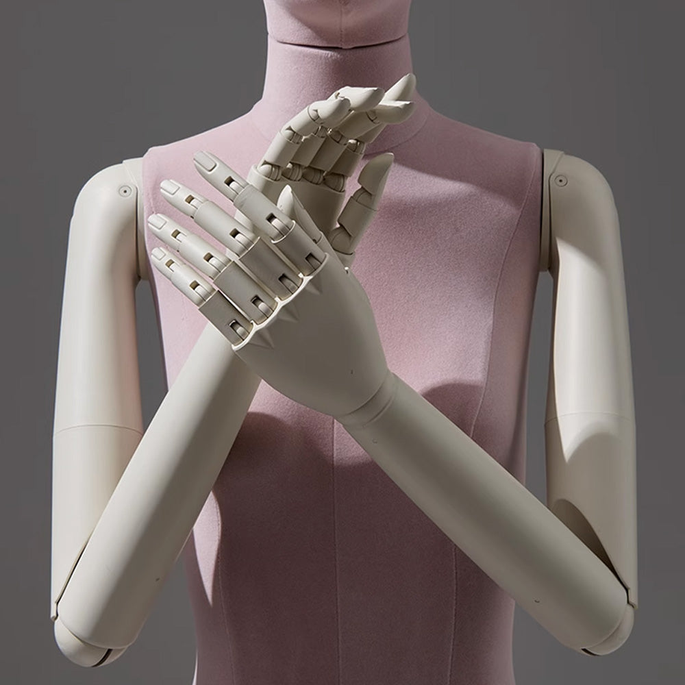 Colorful Suede Female Full Body Mannequin