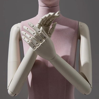 Colorful Suede Female Full Body Mannequin