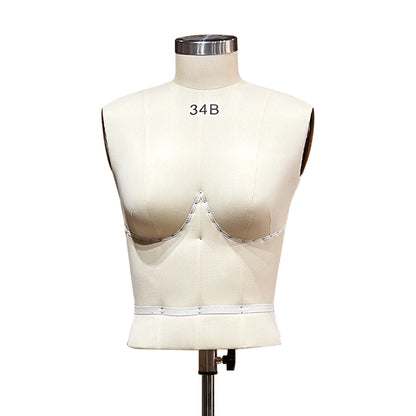 DE-LIANG Bra Form Dress Form | Lingerie Sewing Mannequin with Realistic Bust
