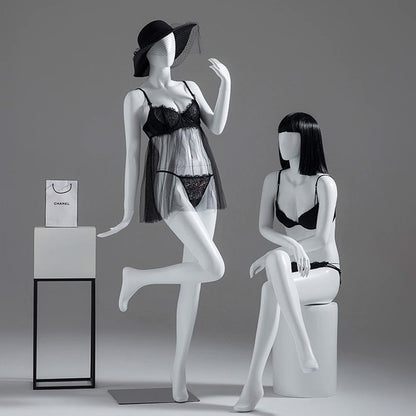 Matte White  Female Full Body Mannequin