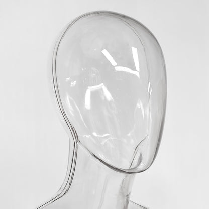 DE-LIANG Transparent Female Mannequin Full Body PE Display for Retail Store Photography