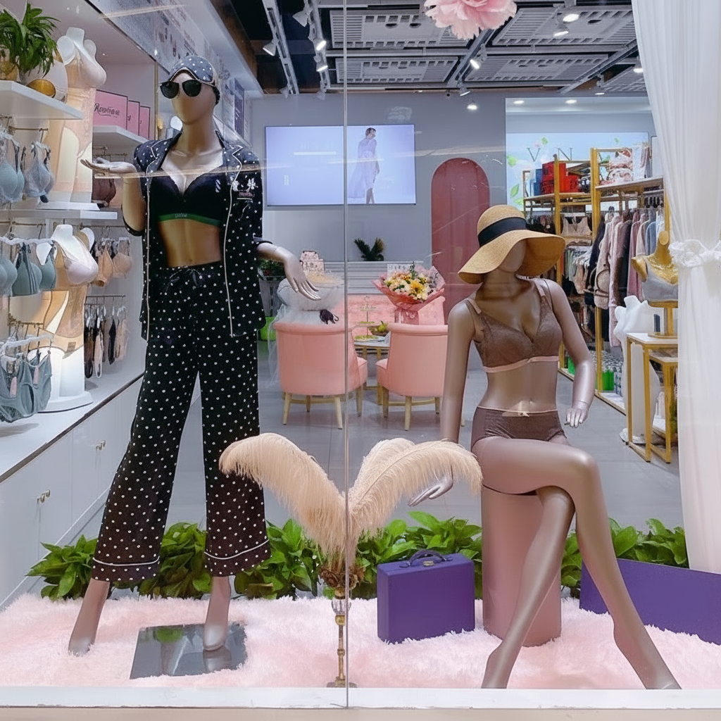 Rose Gold Female Full Body Mannequin