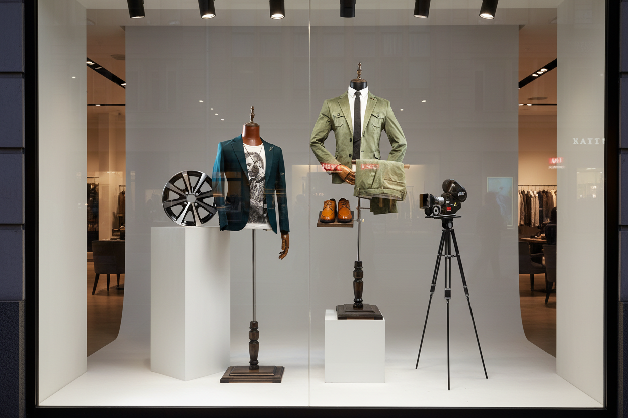 橱窗展示场景图