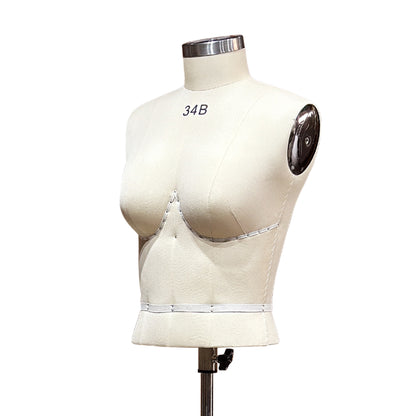 DE-LIANG Bra Form Dress Form | Lingerie Sewing Mannequin with Realistic Bust