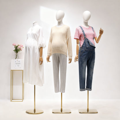 Pregnant mannequin torso for maternity clothing display