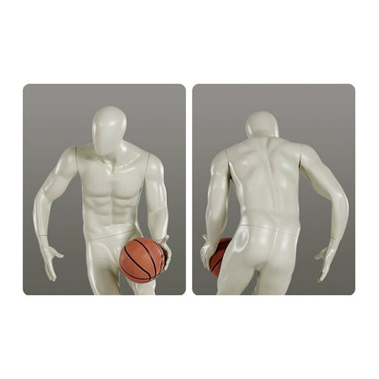 Sport Mannequin, male basketball mannequin for window display,yoga gymnasium phsical althletic field display stand, High Quality