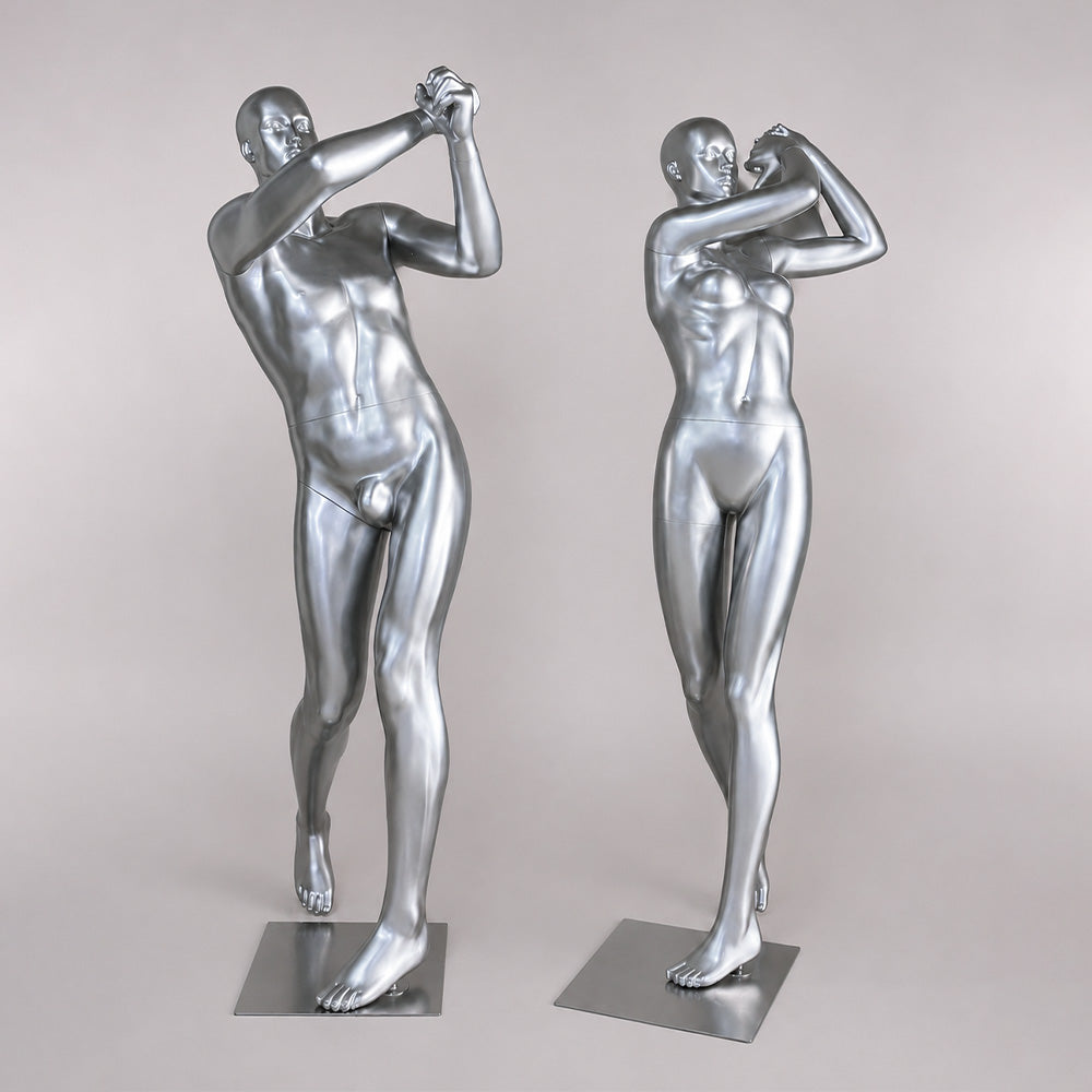 DE-LIANG Golf Sport Mannequin Full Body | Male & Female Athletic Apparel Store Display