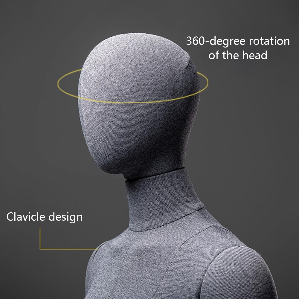 DE-LIANG Mannequin Half Body Female With Head