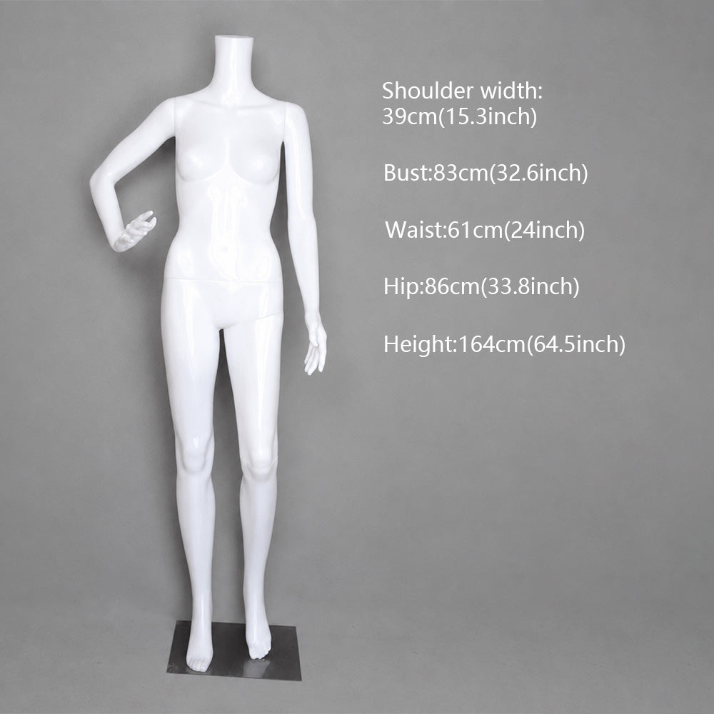 DE-LIANG Female Mannequin for Displaying Dresses, Clothing Store Full Body Display