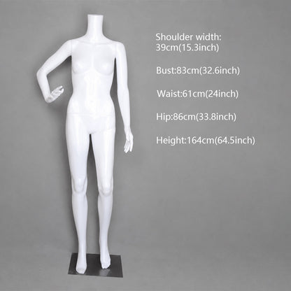 DE-LIANG Female Mannequin for Displaying Dresses, Clothing Store Full Body Display
