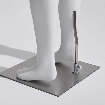 white adjustable full body mannequin for clothing display