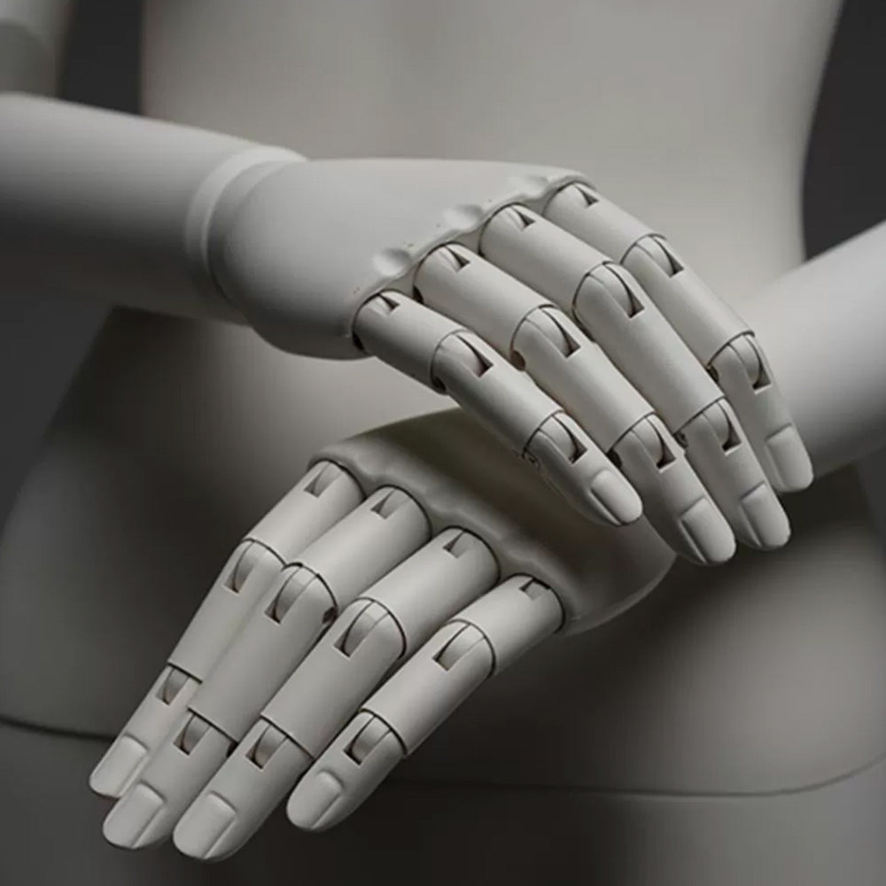 DE-LIANG Luxury White Full Body Female Mannequin (Realistic Display)