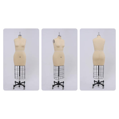 DE-LIANG Professional Bridal & Evening Gown Dress Form, Western Sizes 0-28