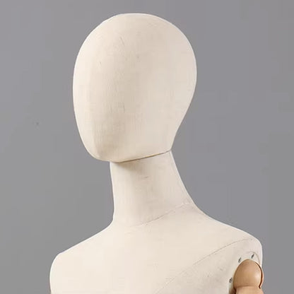 DE-LIANG Mannequin Head Top Cover – Decorative Headpiece for Display Dress Forms