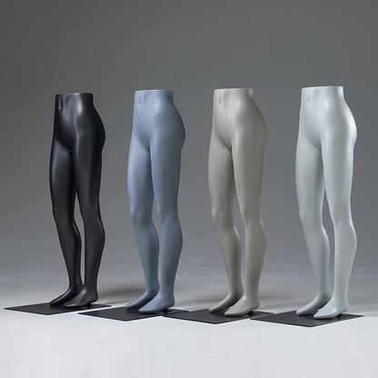 DE-LIANG Running Sport Leg Mannequin Display – Dynamic Half Body Male & Female Lower Torso, Fiberglass Athletic Pants Display Form for Sportswear, Shoes, and Fitness Store Window