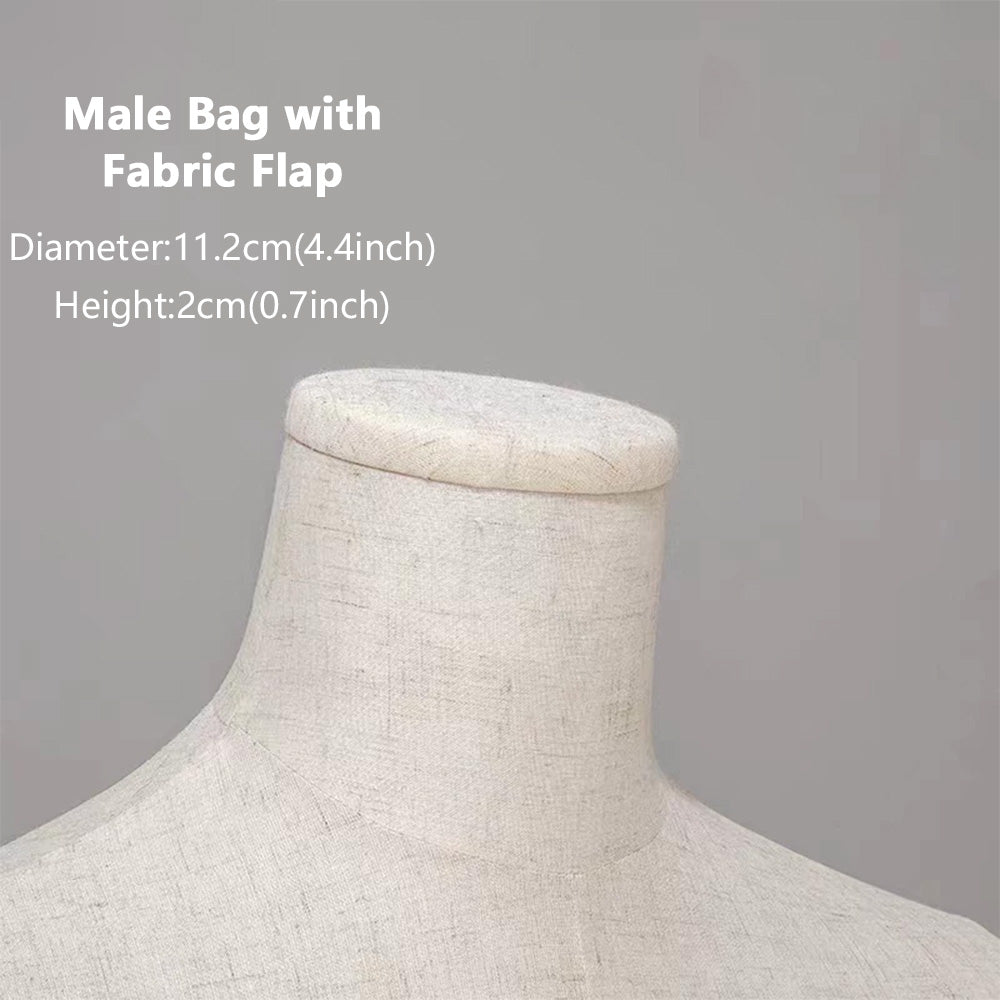 DE-LIANG Wooden Mannequin Head Cap for Clothing Store Boutique Display Dress Form