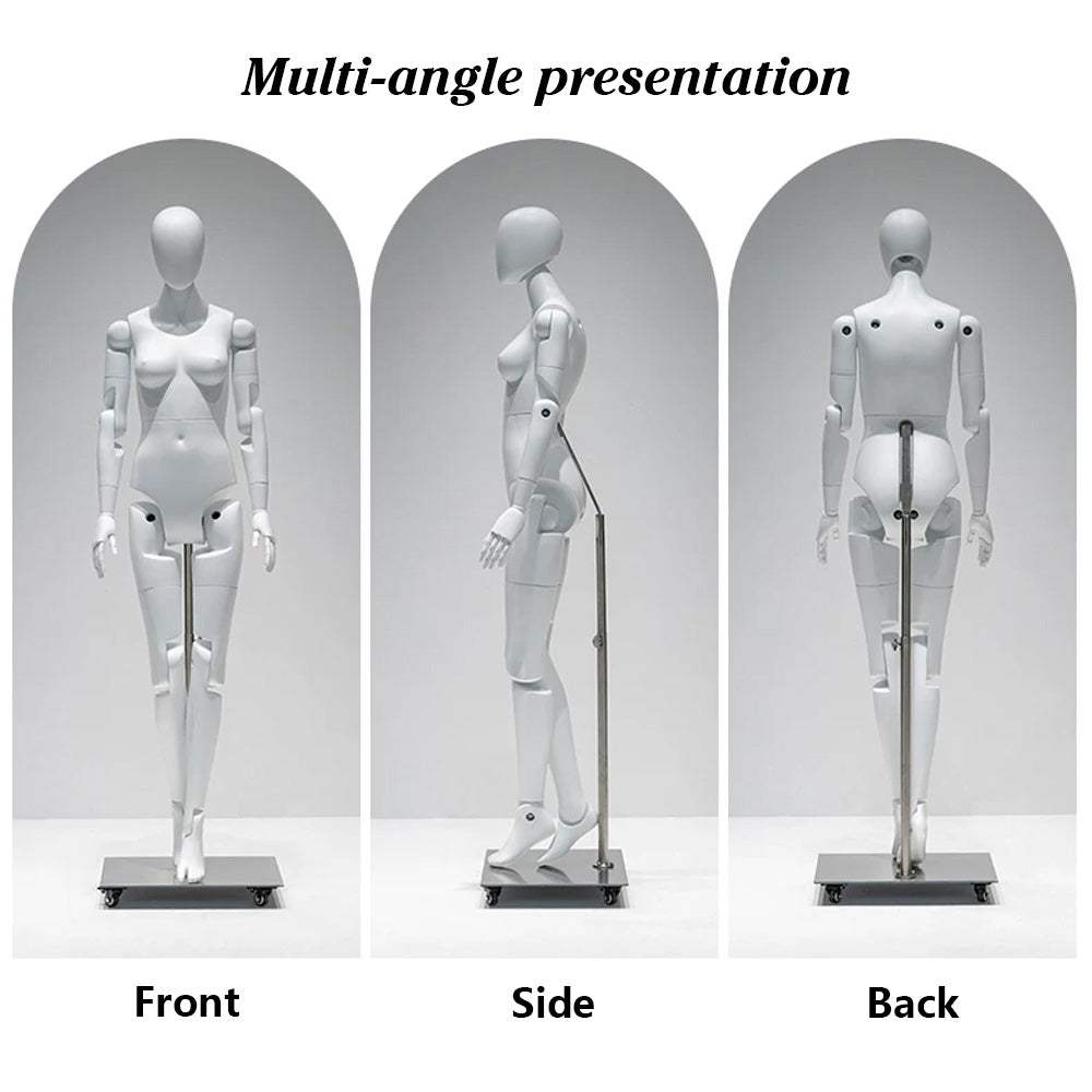 DE-LIANG Poseable Athletic Robot Mannequin for Running, Jumping & Activewear Displays