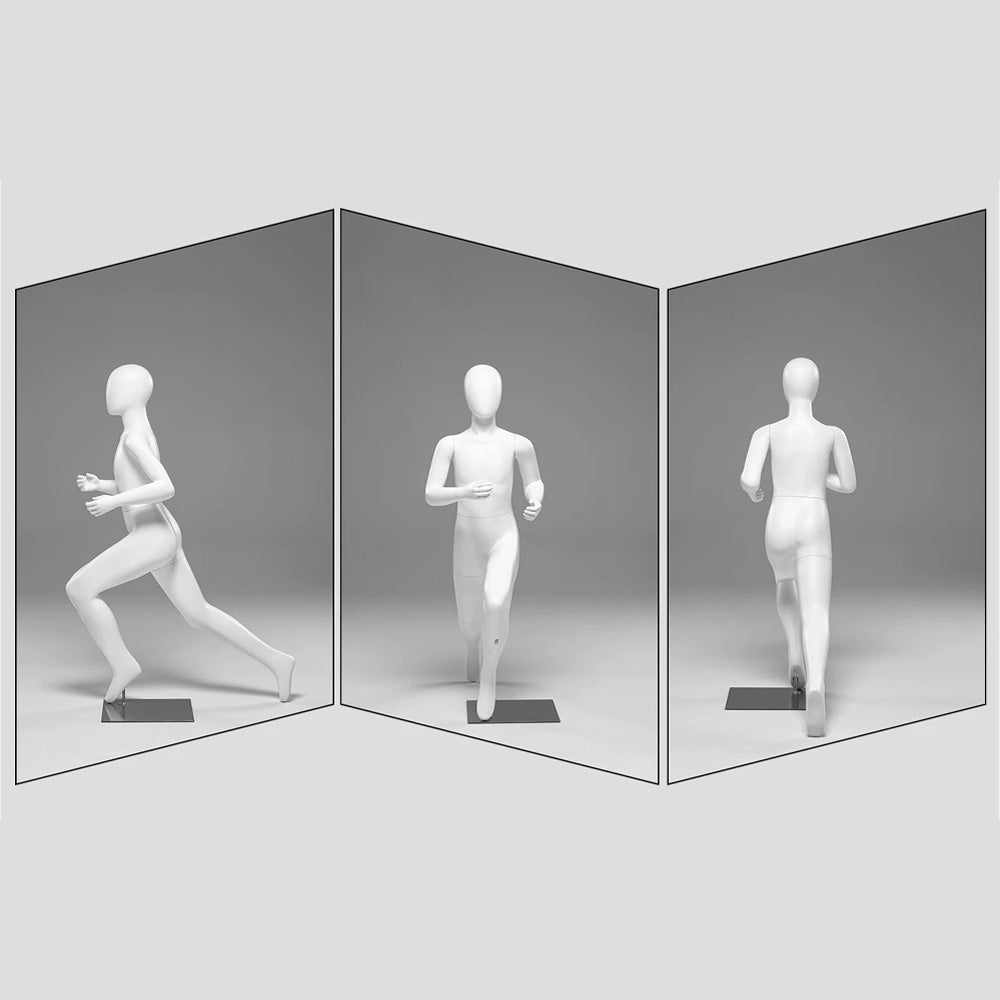 JELIMATE Kids Sports Mannequin Full Body Running & Jumping – Child Athletic Display Form