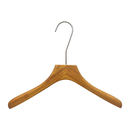 DE-LIANG Luxury Brown Wooden Hangers