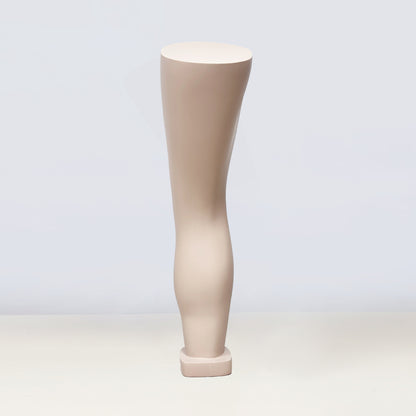 Maniquí de exhibición de rodillera izquierda blanca para hombre adulto, maniquí de pierna, rodilla, codo y manos para rodillera, soporte de exhibición de protección para rodilla y muñeca.