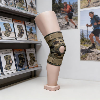 Maniquí de exhibición de rodillera izquierda blanca para hombre adulto, maniquí de pierna, rodilla, codo y manos para rodillera, soporte de exhibición de protección para rodilla y muñeca.