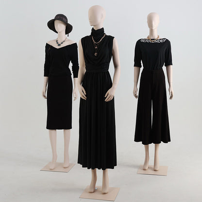 DE-LIANG Female Full Body Dress Form – Detachable Torso Mannequin in Standing Pose