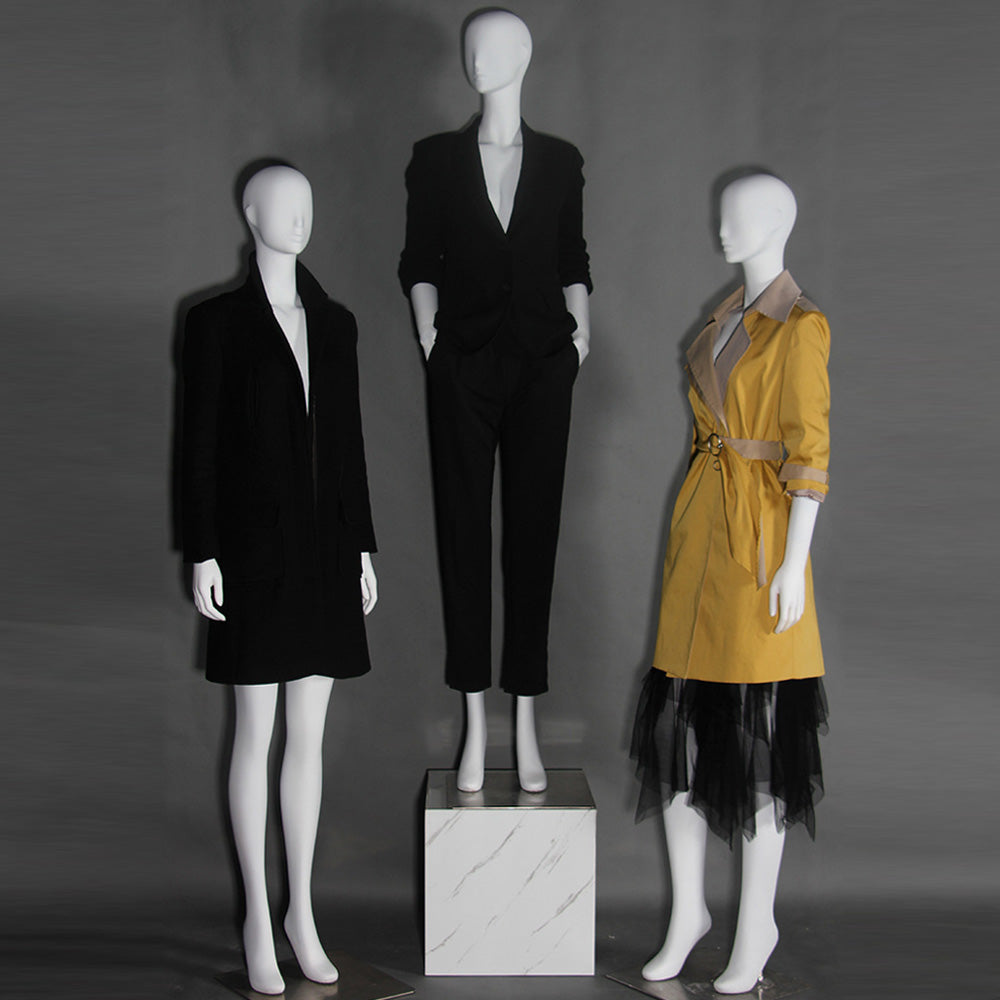 DE-LIANG Female Full Body Dress Form – Detachable Torso Mannequin in Standing Pose