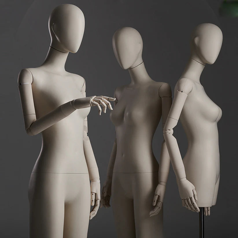 DE-LIANG Full Body Female Mannequin Torso – Premium Dress Form for Clothing & Wig Display