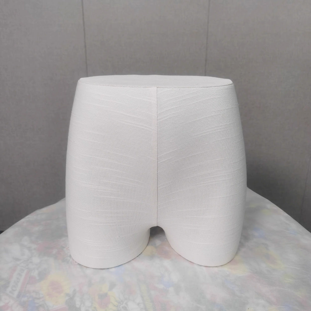 Maniquí de exhibición de lencería DE-LIANG, maniquí de tela satinada, forma de busto y cadera, forma de vestido de bikini, sujetador, pantalón y lencería para mujer