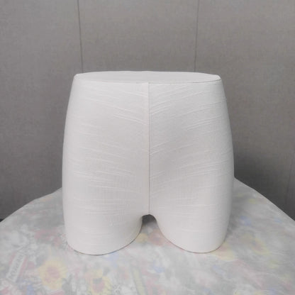 Maniquí de exhibición de lencería DE-LIANG, maniquí de tela satinada, forma de busto y cadera, forma de vestido de bikini, sujetador, pantalón y lencería para mujer