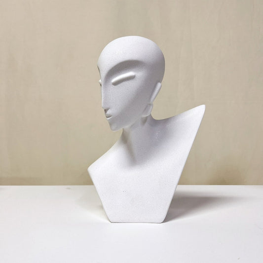 DELIANG Abstract White Plaster Photography Props – Jewelry Mannequin Display & Home Accessories Figurine