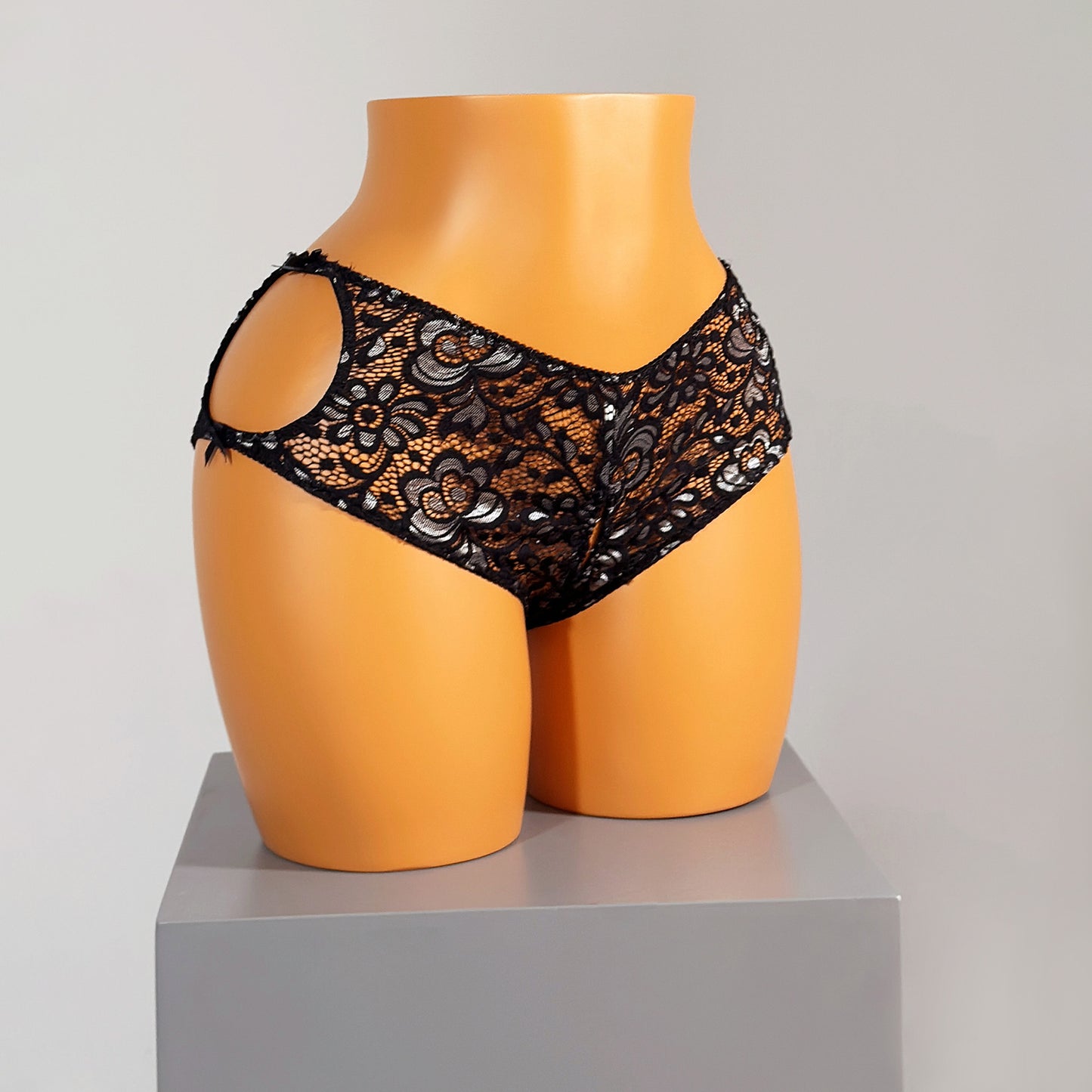 DE LIANG High-End Female Hip & Torso Mannequin – Fiberglass Display Stand for Lingerie/Underwear/Shapewear Display