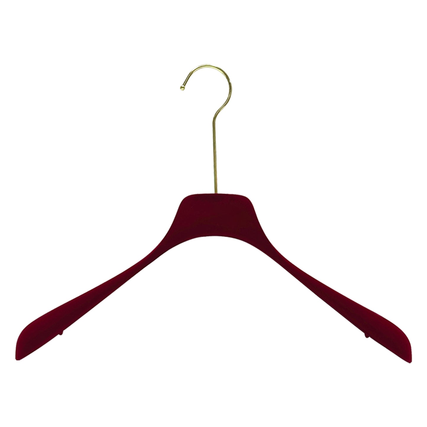 DE LIANG 50-Pack Premium Flocking Hangers - Anti-Slip Custom Logo Hangers (Heavy-Duty ABS) for Boutique & Retail
