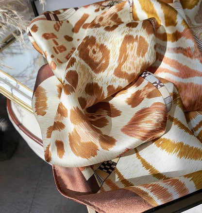 DE-LINAG | Mannequin Decorative Satin Square Scarf 70x70cm | Display Accessory for Dress Forms