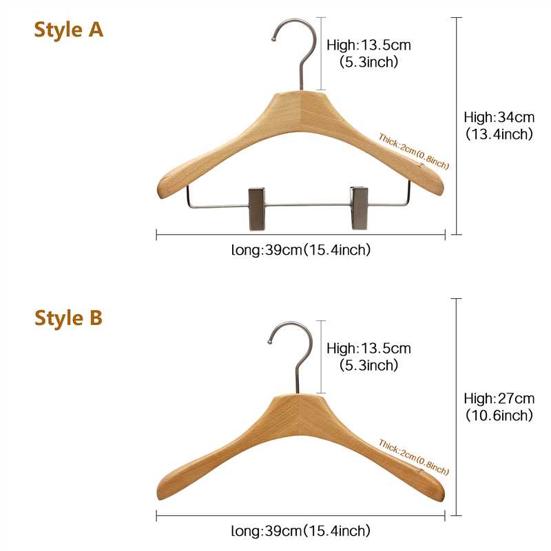 DE-LIANG Premium Beech Wooden Hangers Durable,Non Slip Coat Hangers Heavy Duty- Natural Solid Wood Hangers,Clothes Hangers with Chrome Swivel Hooks,Great for Jacket, Dress, Suit Hangers, Home-It