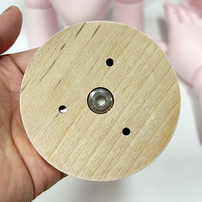 DE-LIANG Wall Mount Mannequin Hand, Mechanical Wood Jewelry Display Stand for Boutiques