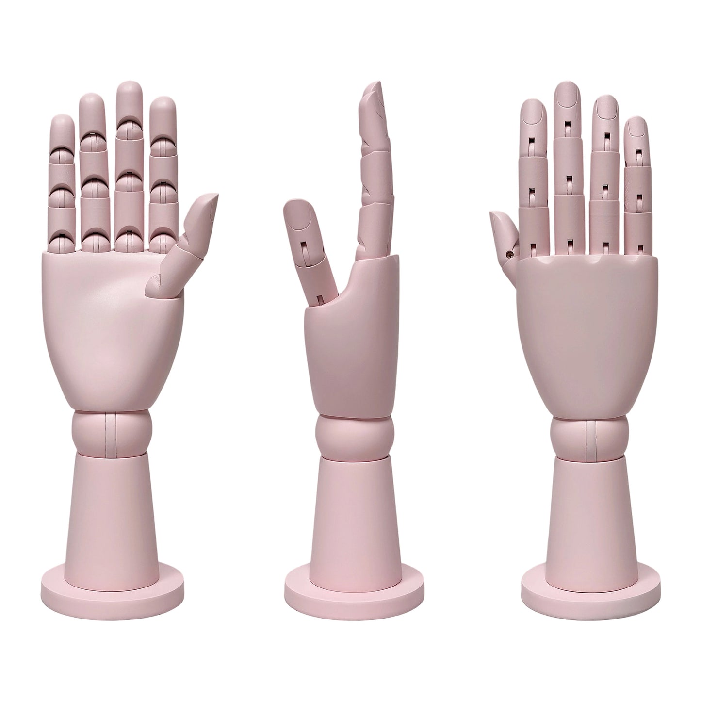 DE-LIANG Wall Mount Mannequin Hand, Mechanical Wood Jewelry Display Stand for Boutiques