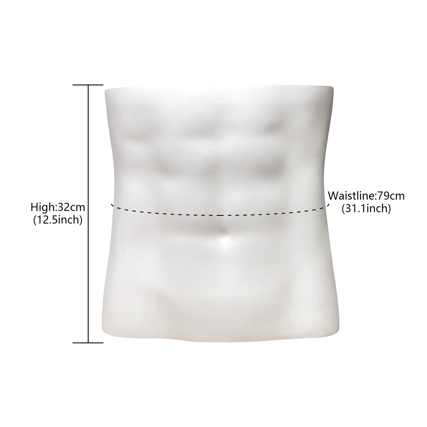 DE-LIANG Fiberglass Fashion Male Sport Mannequin Torso,Elbow,Arms,Waist And Hip Protector Props,Silver Mannequin Props for Athletic Brace Display