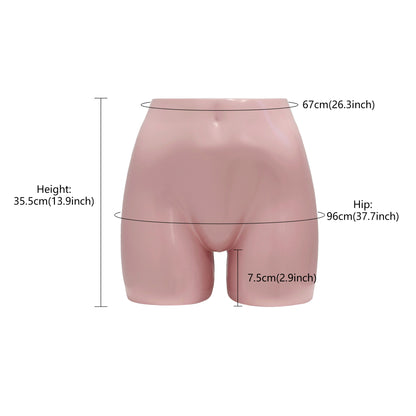 DE-LIANG Female Fiberglass Hip Mannequin | Lingerie & Swimwear Display Form 3 Tones