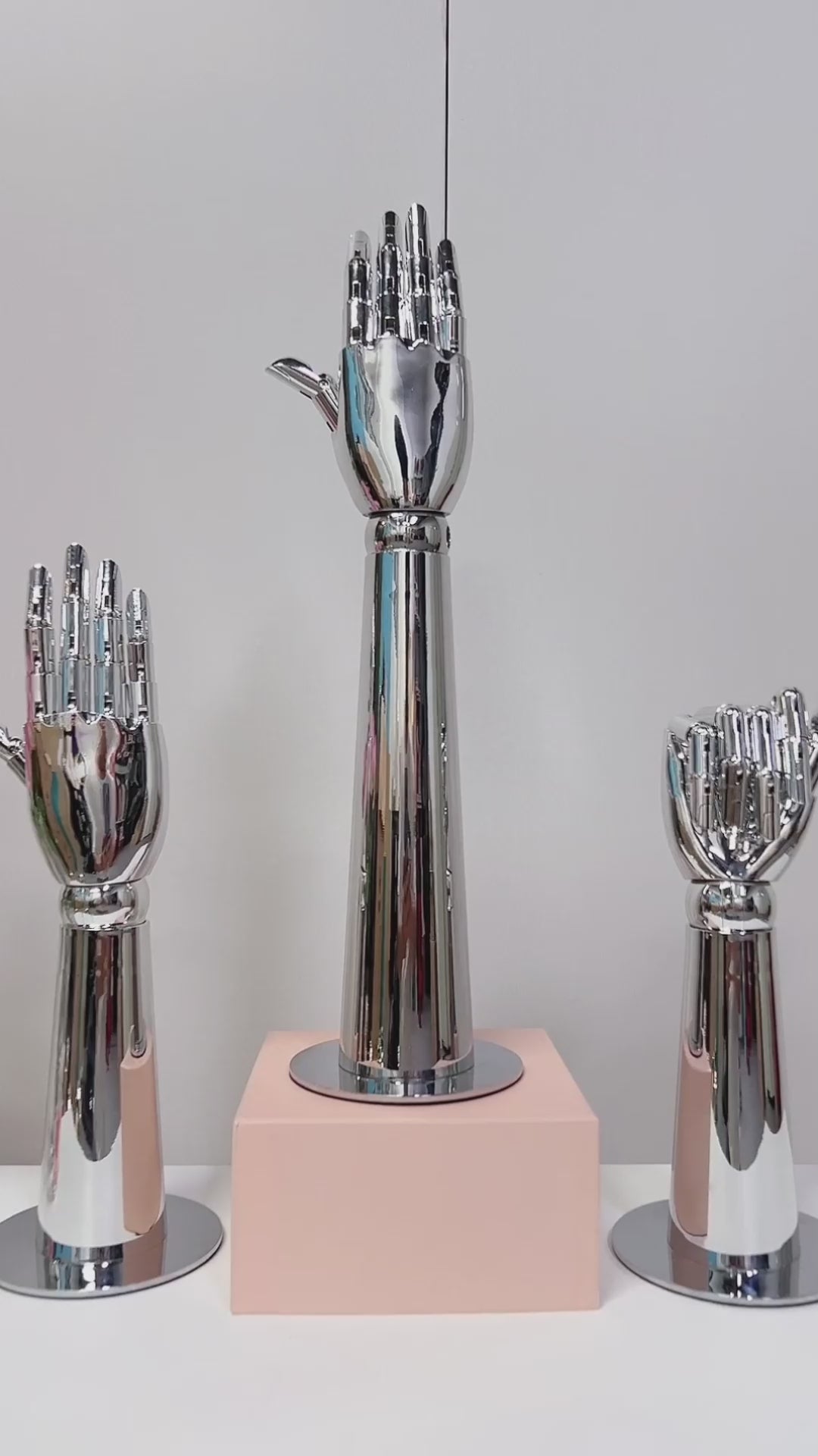 Silver-Plated Arm Display Prop – Product Showcase and Installation Video